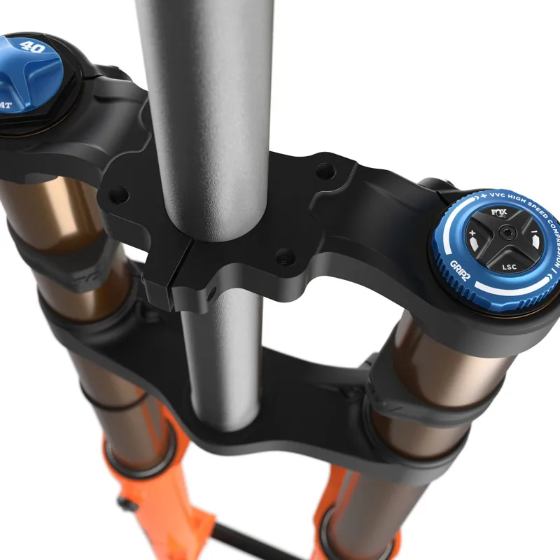 FOX 40 Float Factory GRIP2 1.125 29er Fork - 203mm TA110 52mm - Orange-3